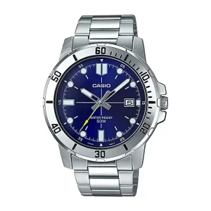 Casio Enticer Analog Blue Dial Mens Watch