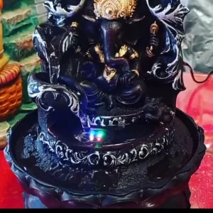 Polyresin Table Top Indoor Outdoor Water Fall Fountain with LED Lights Home Decor Decoration