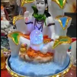 Polyresin Table Top Indoor Outdoor Water Fall Fountain with LED Lights Home Decor Decoration