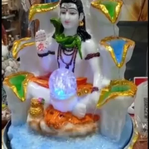 Polyresin Table Top Indoor Outdoor Water Fall Fountain with LED Lights Home Decor Decoration